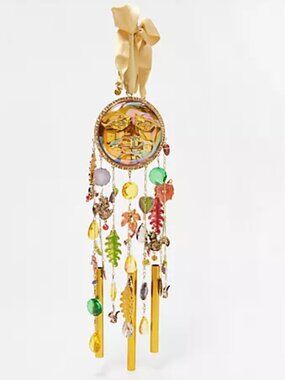Kirks Folly Harvest Autumn Seaview Moon Wind Chime QVC Limited Edition